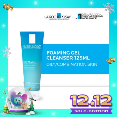 LA ROCHE POSAY Effaclar Foaming Cleanser 125ml - Facial Wash Kulit Berminyak/ Kombinasi 125ml
