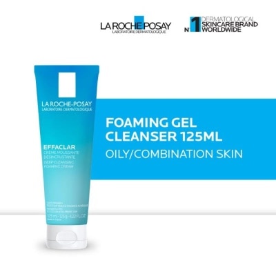 LA ROCHE POSAY Effaclar Foaming Cleanser 125ml - Facial Wash Kulit Berminyak/ Kombinasi 125ml