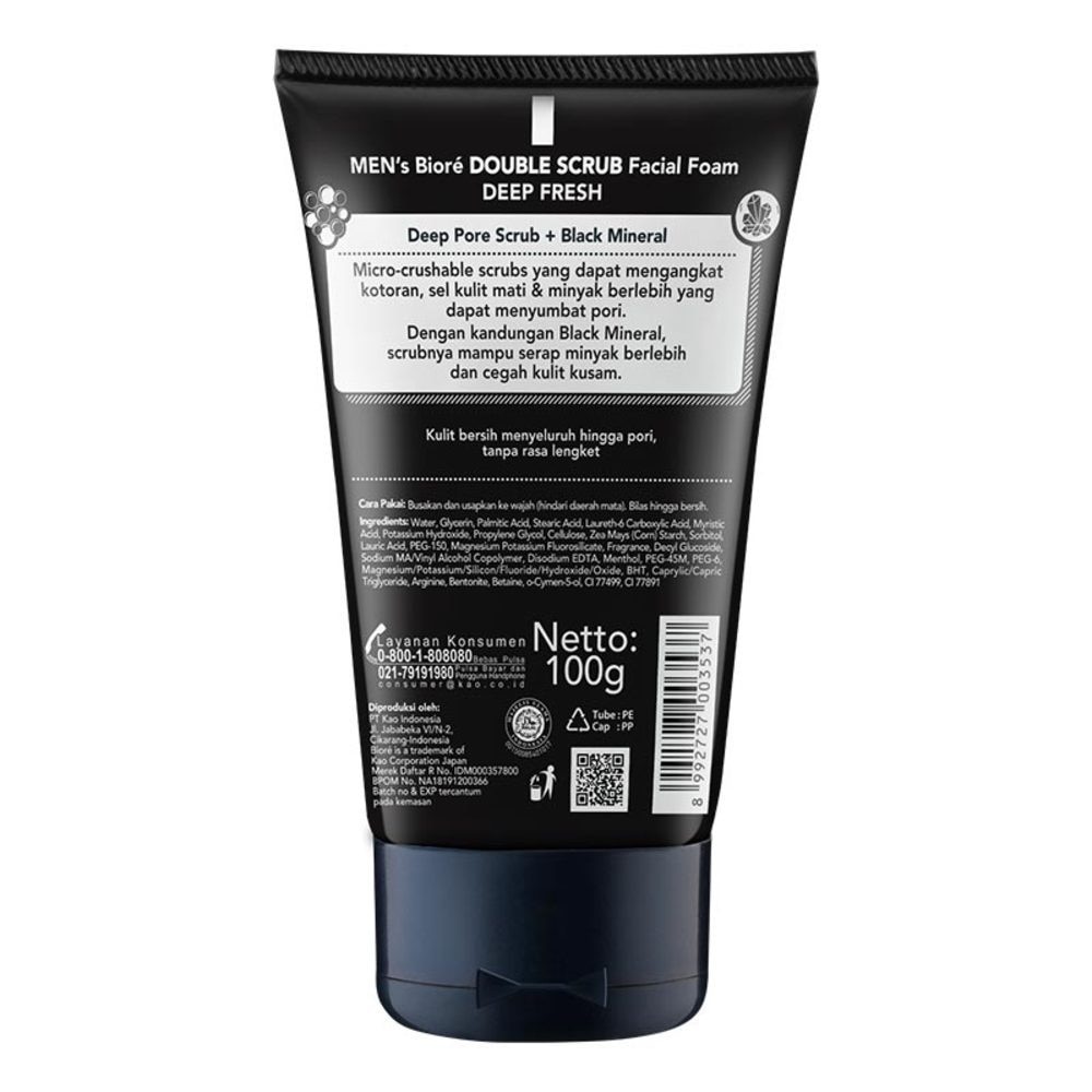 Men Scrub Black White 100g