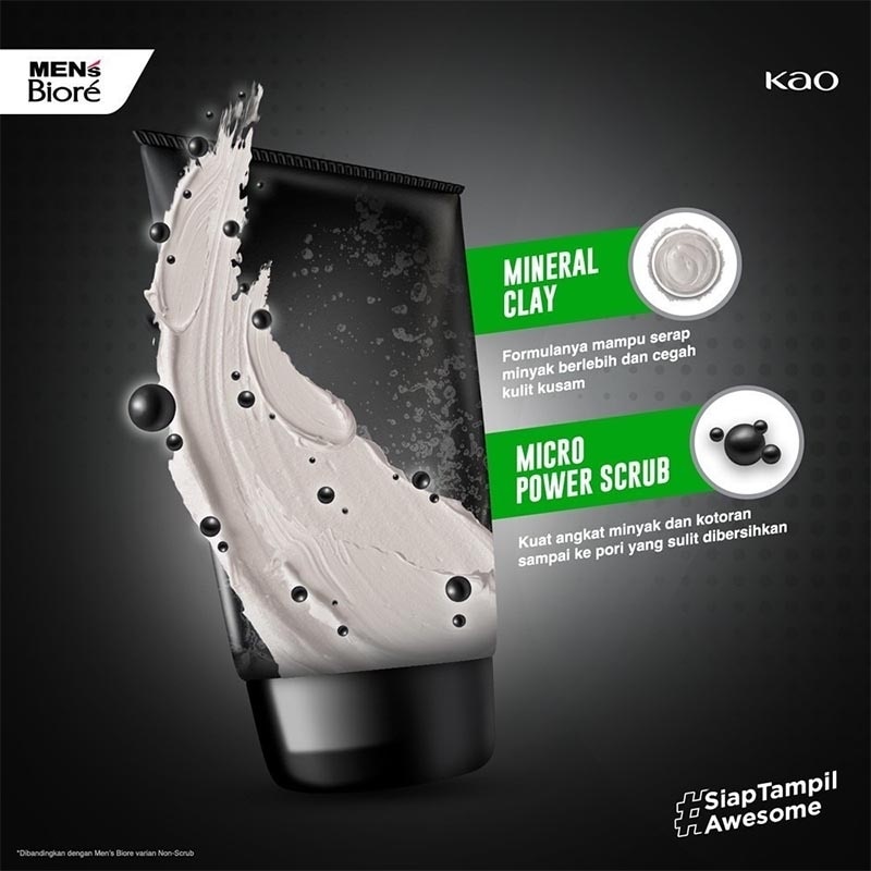 Men Scrub Black White 100g