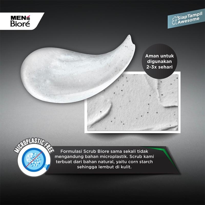 Men Scrub Black White 100g