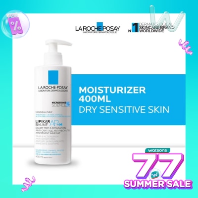 LA ROCHE POSAY Lipikar Baume AP+M Balm 400ml- Face/ Body Moisturizer Kulit Alergi/ Sensitif/ Kering 400ml