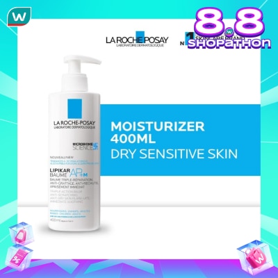 LA ROCHE POSAY Lipikar Baume AP+M Balm 400ml- Face/ Body Moisturizer Kulit Alergi/ Sensitif/ Kering 400ml