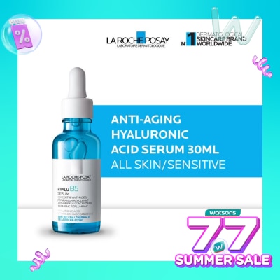 LA ROCHE POSAY Hyalu B5 Anti-Aging Serum 30ml- Serum Hyaluronic Acid Kulit Sensitif/ Kering/ Kerutan 30ml