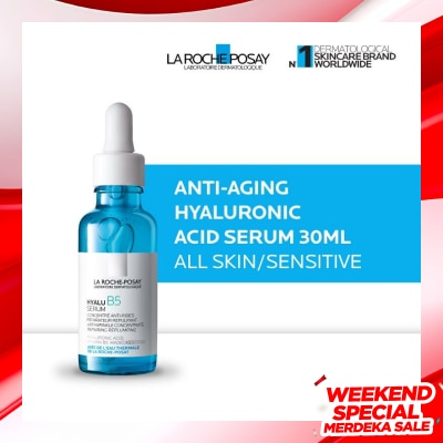 LA ROCHE POSAY Hyalu B5 Anti-Aging Serum 30ml- Serum Hyaluronic Acid Kulit Sensitif/ Kering/ Kerutan 30ml