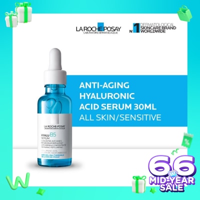 LA ROCHE POSAY Hyalu B5 Anti-Aging Serum 30ml- Serum Hyaluronic Acid Kulit Sensitif/ Kering/ Kerutan 30ml