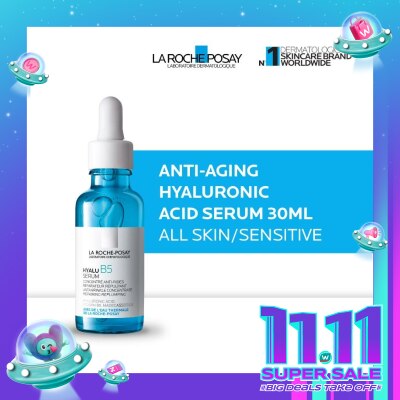 LA ROCHE POSAY Hyalu B5 Anti-Aging Serum 30ml- Serum Hyaluronic Acid Kulit Sensitif/ Kering/ Kerutan 30ml