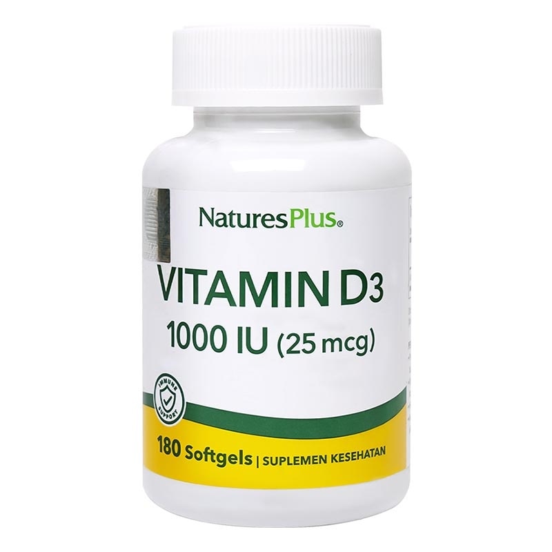 Vitamin D3 1000 IU Softgel 180'S