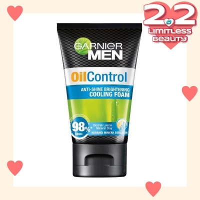 GARNIER Men Turbolight Oil Control Cooling Foam - 100ml