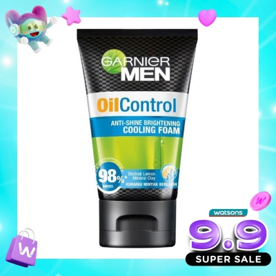 GARNIER - Men Turbolight Oil Control Cooling Foam - 100ml image