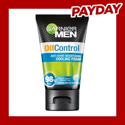 GARNIER Men Turbolight Oil Control Cooling Foam - 100ml