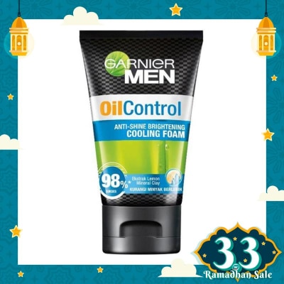 GARNIER Men Turbolight Oil Control Cooling Foam - 100ml