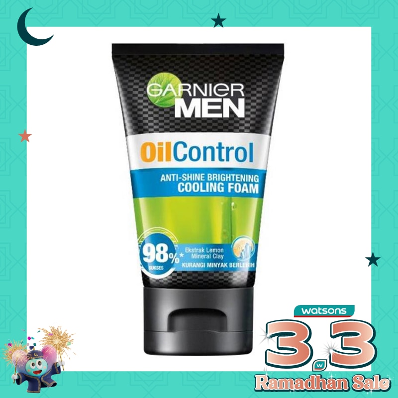 Men Turbolight Oil Control Cooling Foam - 100ml