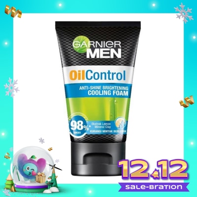 GARNIER Men Turbolight Oil Control Cooling Foam - 100ml