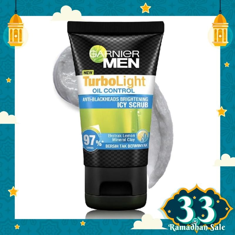 Men Turbolight Oil Control Icy Scrub Skin Care - 100ml