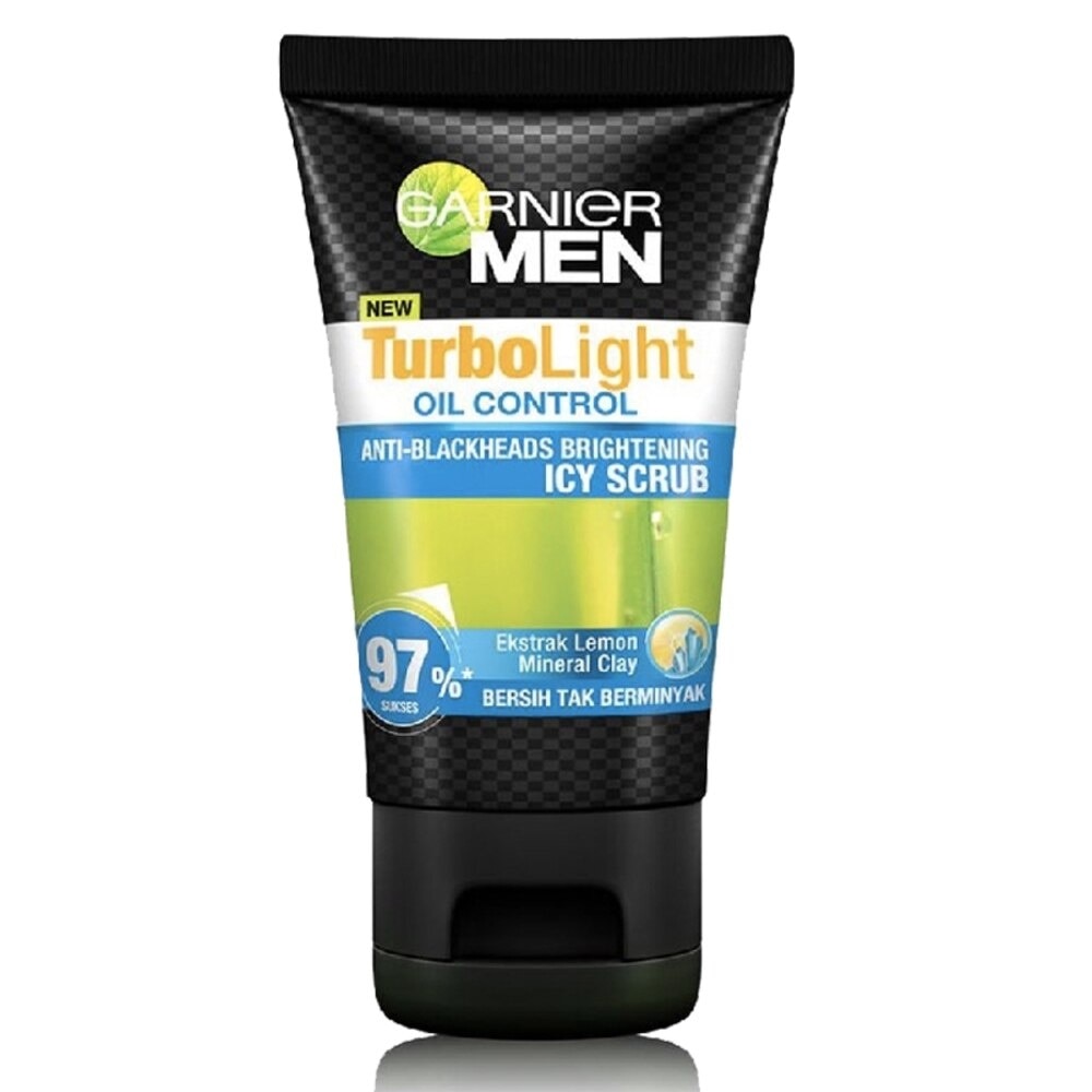 Men Turbolight Oil Control Icy Scrub Skin Care - 100ml