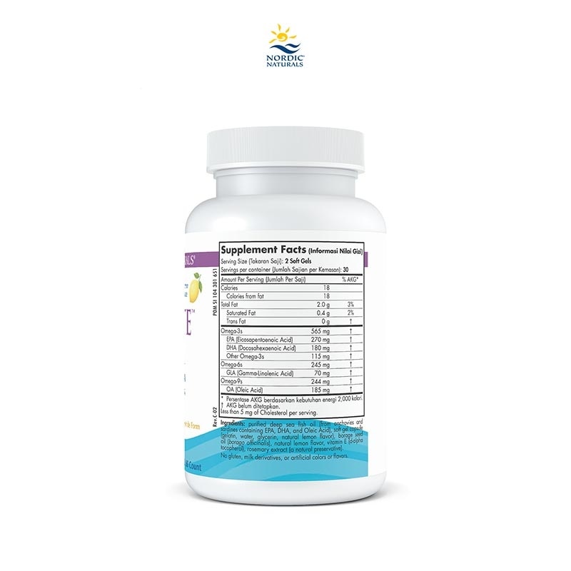 Complete Omega 3-6-9 (Lemon) Softgel 60'S