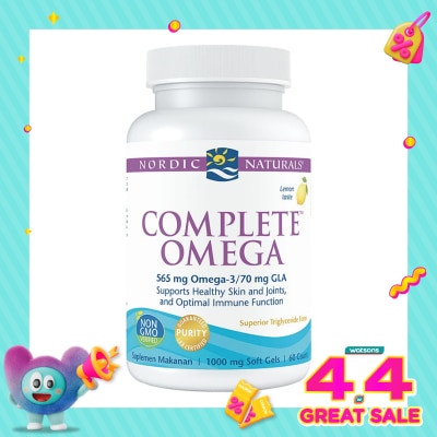 NORDIC - Complete Omega 3-6-9 (Lemon) Softgel 60'S