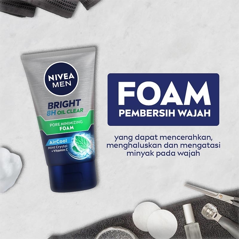 White Oil Clear Anti-Shine Foam 100ml