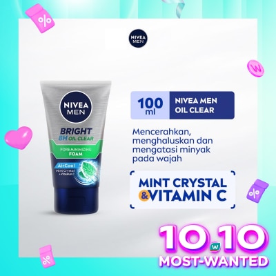NIVEA Nivea White Oil Clear Anti-Shine Foam 100ml