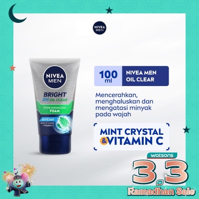 NIVEA Nivea White Oil Clear Anti-Shine Foam 100ml