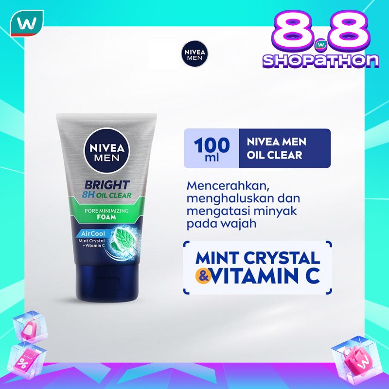 Nivea White Oil Clear Anti-Shine Foam 100ml