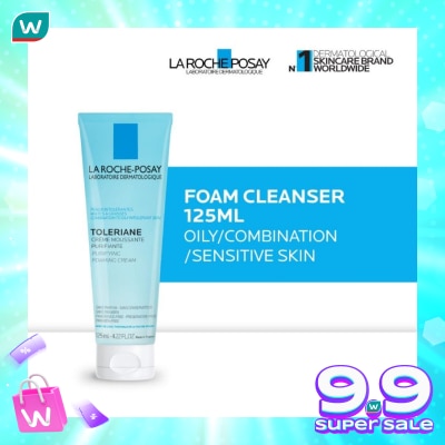 LA ROCHE POSAY Toleriane Foaming Cleanser 125ml - Facial Wash Kulit Berminyak/ Kombinasi/ Sensitif 125ml