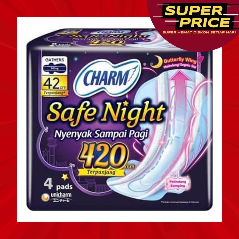 Promo Harga Charm Safe Night Gathers 42cm 4 pcs - Watsons