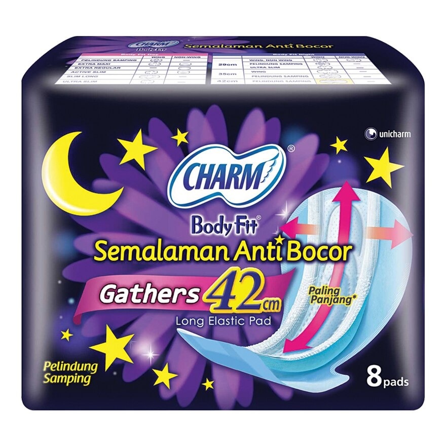 Promo Harga Charm Safe Night Gathers 42cm 8 pcs - Watsons