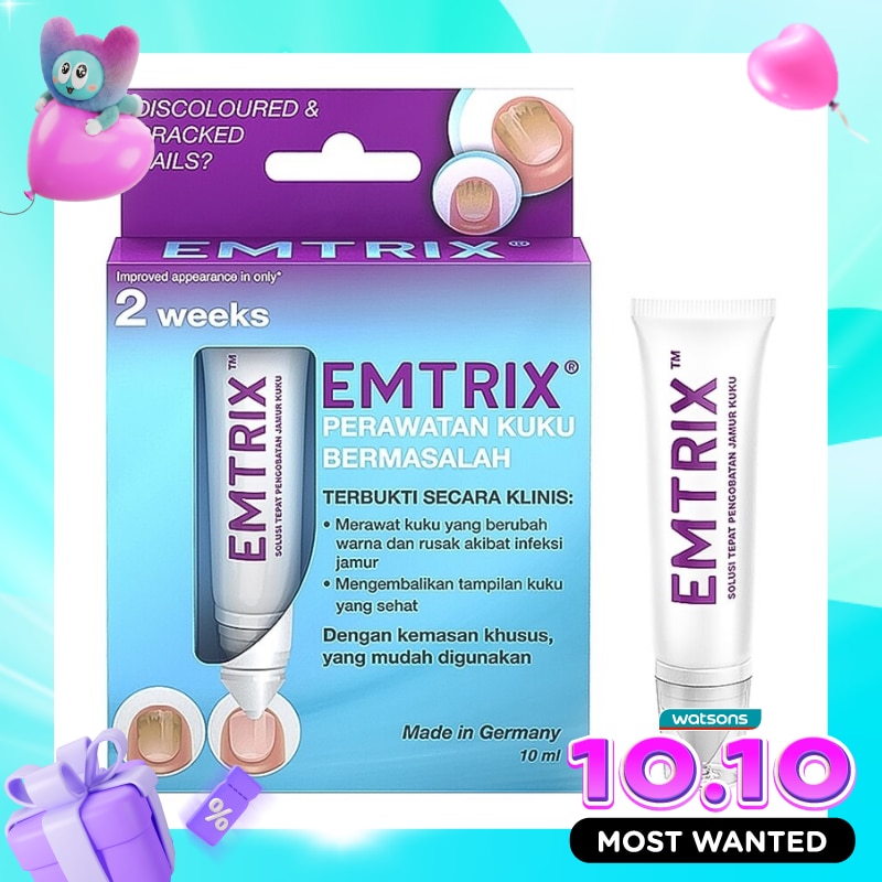 Emtrix Perawatan Kuku 10ml Gel Perawatan Kuku yang Rusak Akibat Jamur image