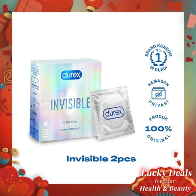 DUREX Durex Invisible Extra Thin 2'S