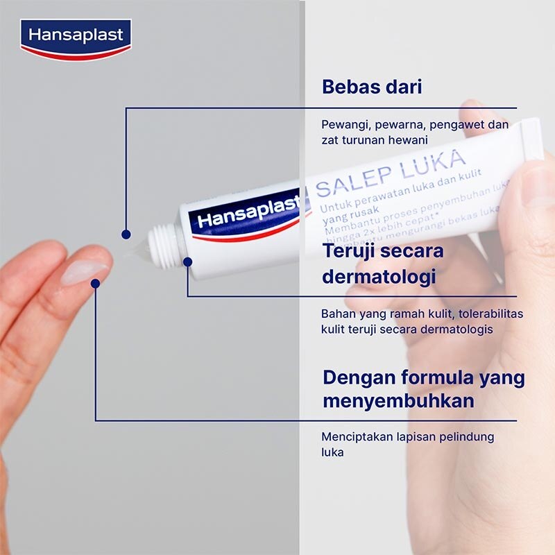 Hansaplast Salep Luka 20g - Salep Perawatan Luka & Kulit yang Rusak