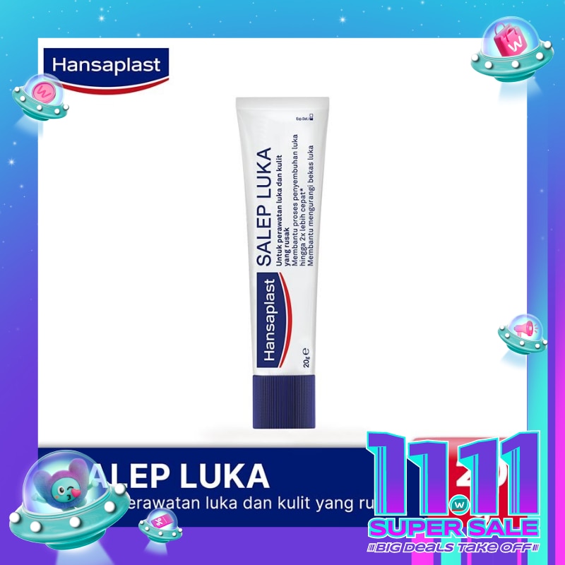 Hansaplast Salep Luka 20g - Salep Perawatan Luka & Kulit yang Rusak