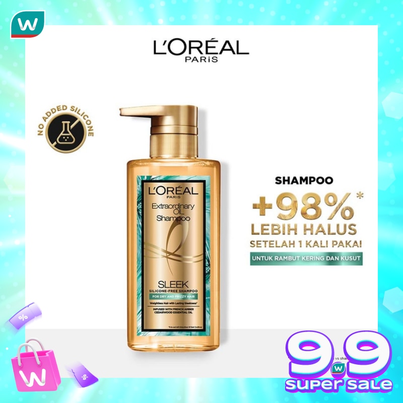 L'Oreal Paris Extraordinary Oil Shampoo Sleek 440ml