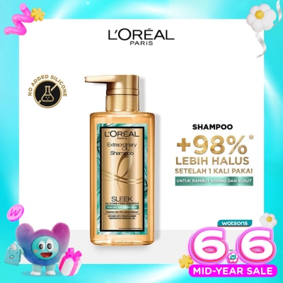 L'OREAL - L'Oreal Paris Extraordinary Oil Shampoo Sleek 440ml
