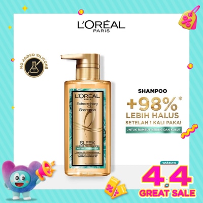L'OREAL - L'Oreal Paris Extraordinary Oil Shampoo Sleek 440ml