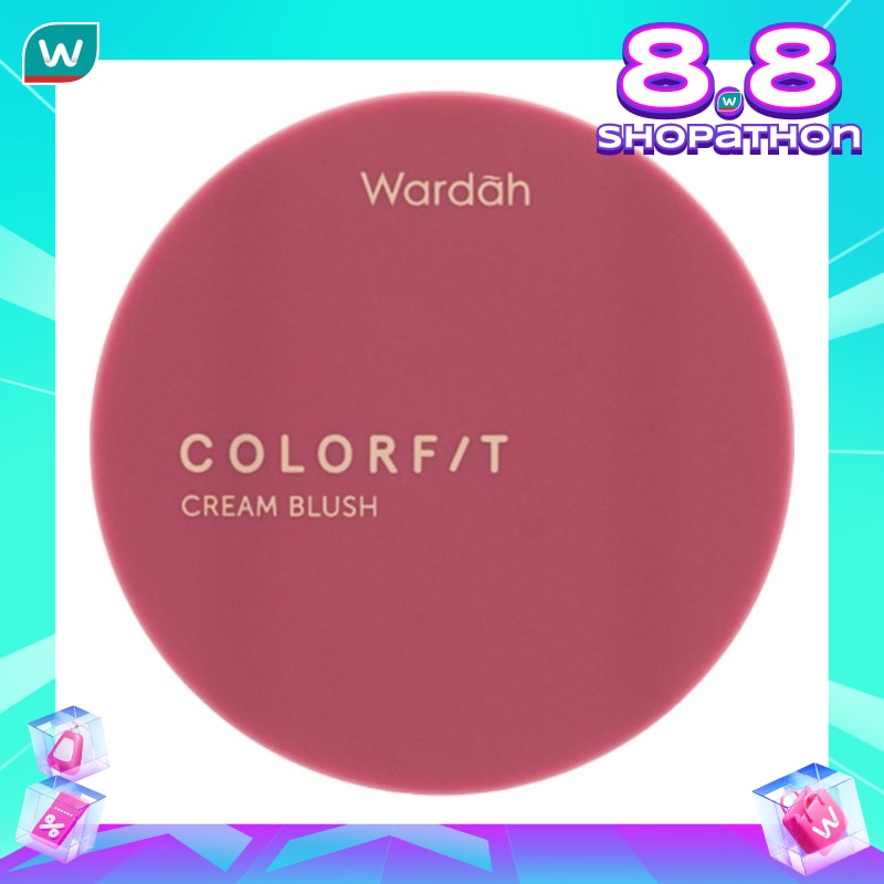 Wardah Colorfit Cream Blush 01 Sand Coral
