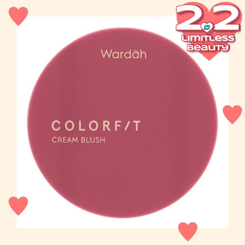 Wardah Colorfit Cream Blush 01 Sand Coral