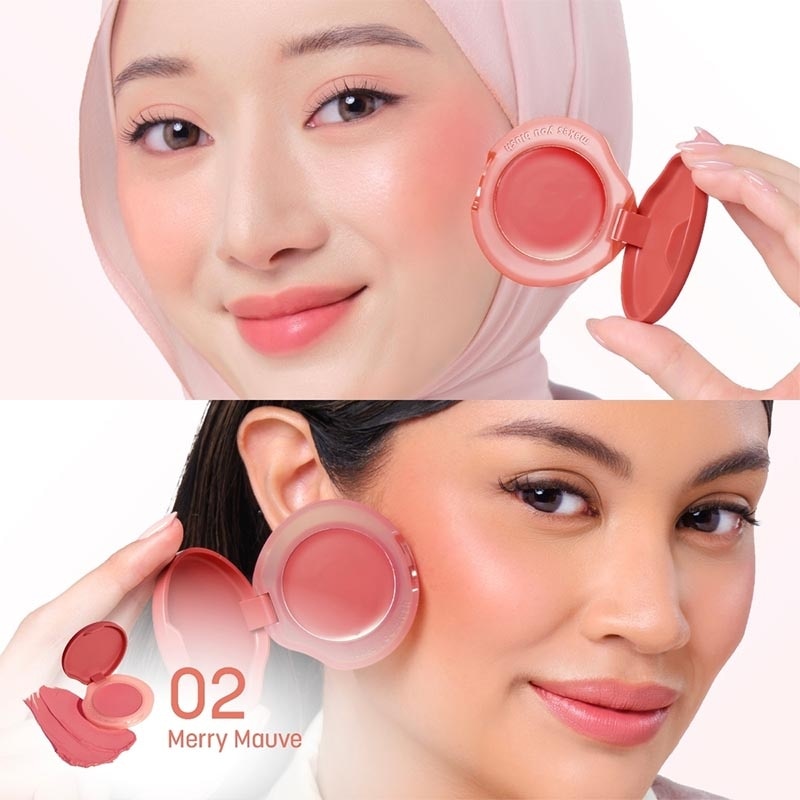 Cream Blush On Macaroon Colorfit Melt to Pop Cream Blush 02 Merry Mauve 3g image