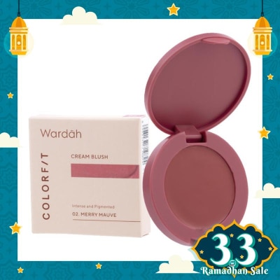 WARDAH Wardah Colorfit Cream Blush 02 Merry Mauvel