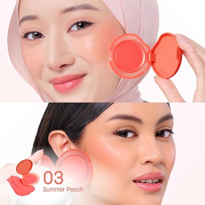 Cream Blush On Macaroon Colorfit Melt to Pop Cream Blush 03 Summer Peach 3g image