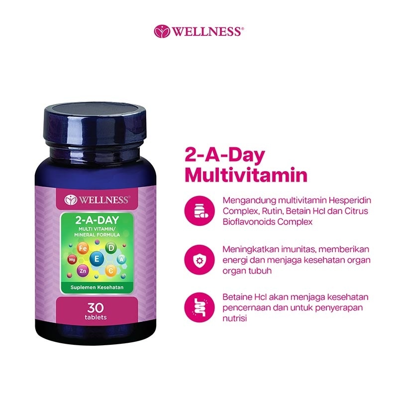 Multivitamin 2-A-Day Tablet 30'S