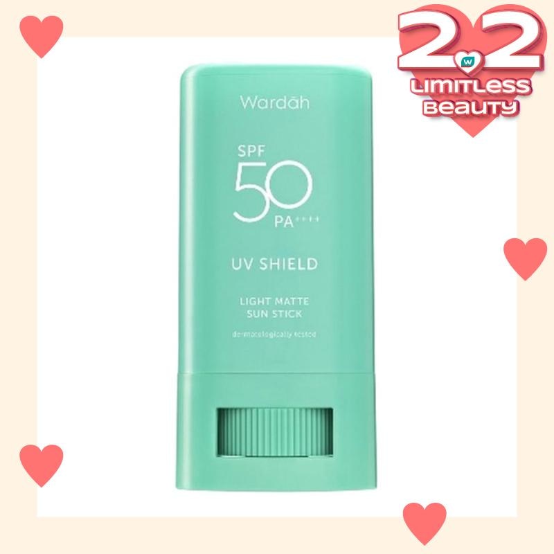 Promo Harga Wardah UV Shield Light Matte Sun Stick SPF50 PA++++  - Watsons