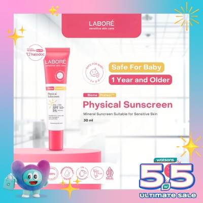 LABORE - Sensitive Skin Care BiomeProtect Physical Sunscreen SPF 50+ PA++++ 30ml