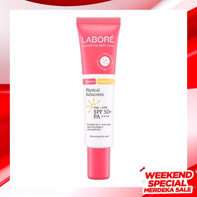 LABORE Labore Sensitive Skin CareBiomeProtect™ Physical Sunscreen SPF50+ PA+++ 30ml
