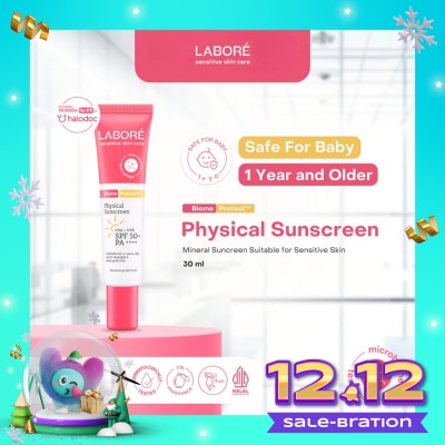 LABORE Sensitive Skin Care BiomeProtect Physical Sunscreen SPF 50+ PA++++ 30ml