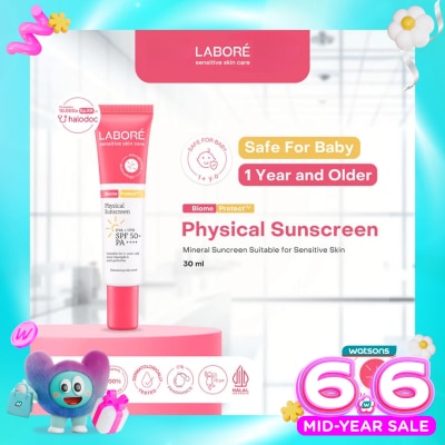 LABORE - Labore Sensitive Skin CareBiomeProtect™ Physical Sunscreen SPF50+ PA+++ 30ml