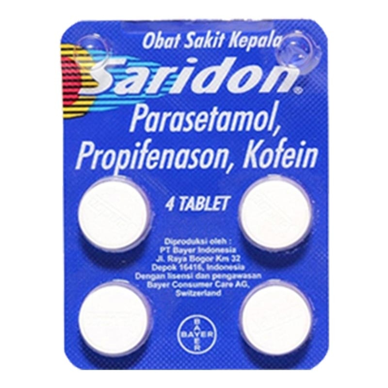 Saridon Tab 4'S