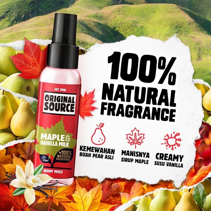Os Body Mist Maple & Vanilla 100Ml