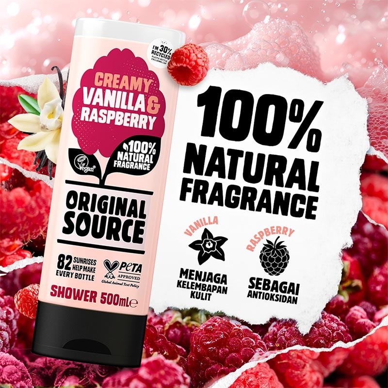 Original Source Body Wash Vanilla & Raspberry 250ml